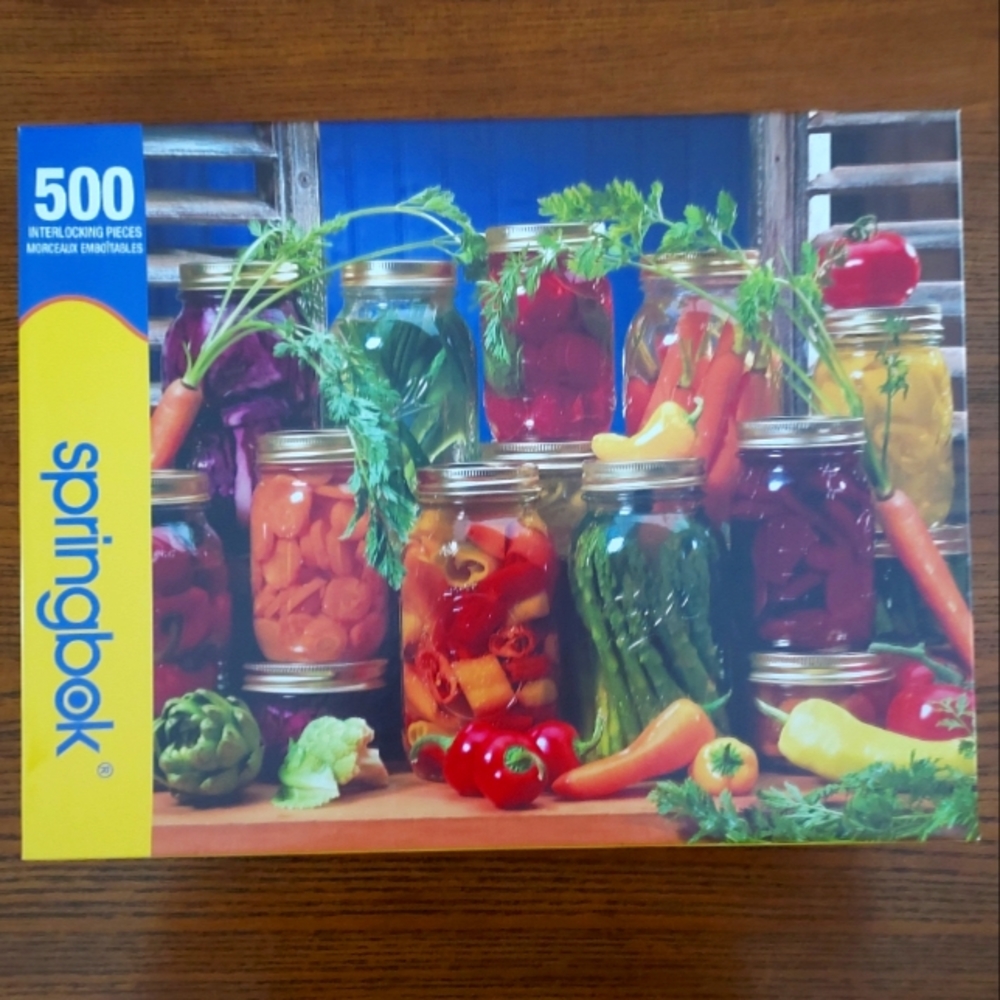 Springbrook Puzzle Canned Veggies - 500 pieces